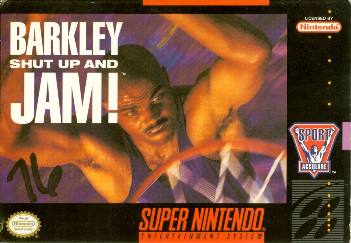 Barkley: Shut Up and Jam! box art for Super Nintendo